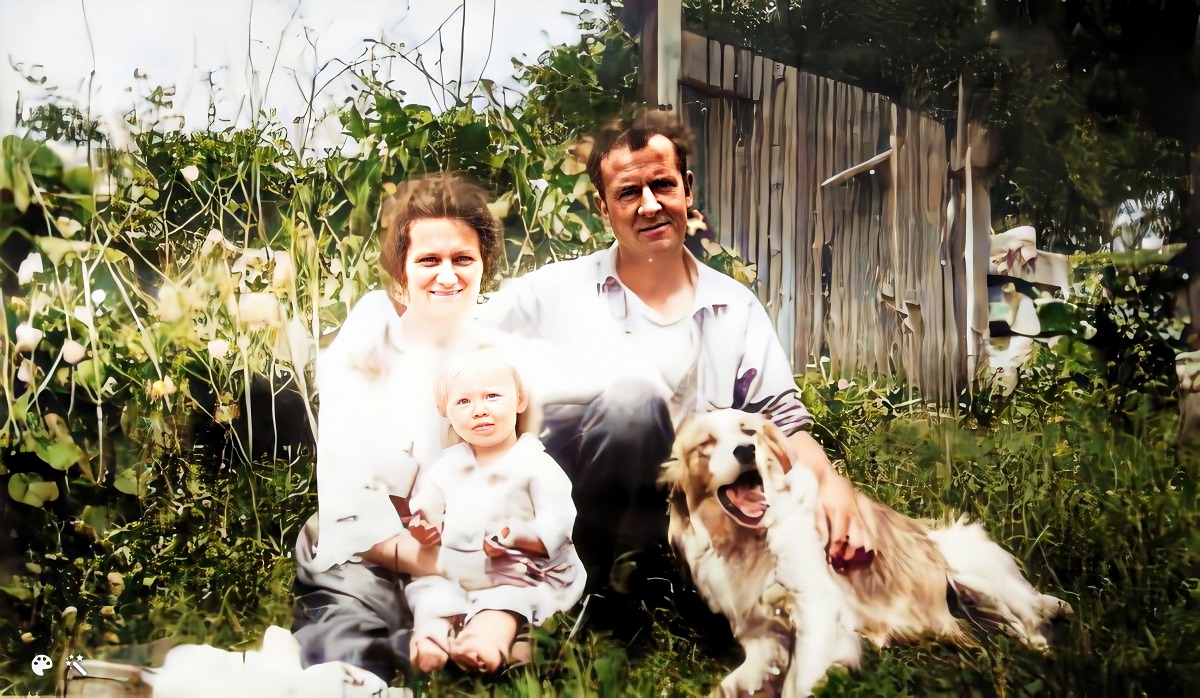 Birdie, Ruthie and Lawrence Hunter