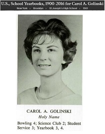 Carol Ann Golinski 1961