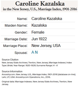 Caroline Kazalski and Anthony Nikiperowicz Marriage