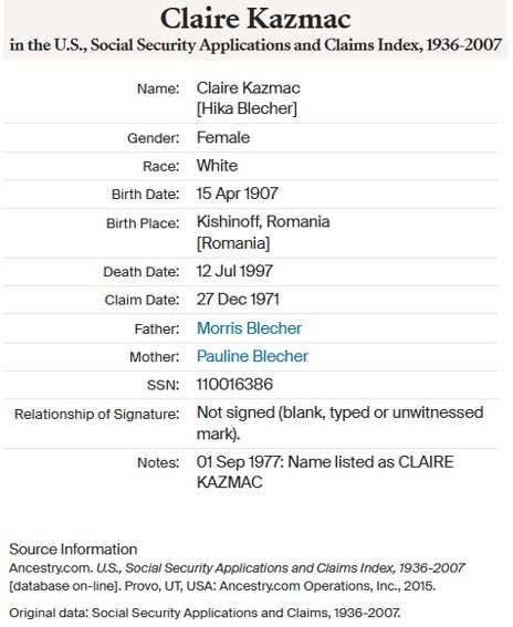 >Claire Belcher Kazmac SSACI