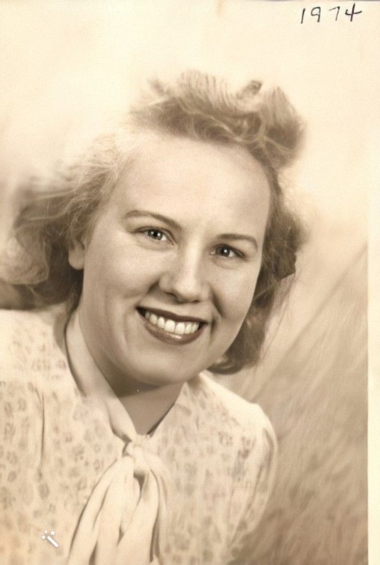 Gladys Kazalski (Berry) Schmidt in 1974