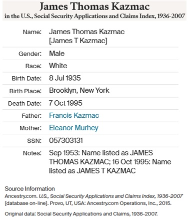 James Kazmac (Kazalski) SSACI