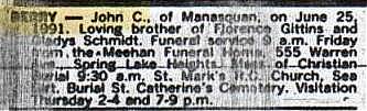 John C. Berry's Obituary