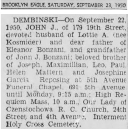 John Dembinski Obituary