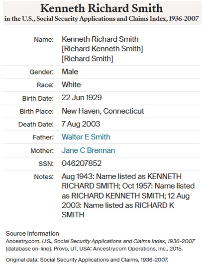 >Kenneth R. Smith SSACI