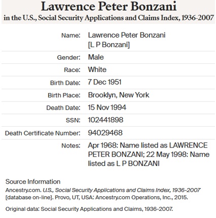 Lawrence Bonzani SSACI