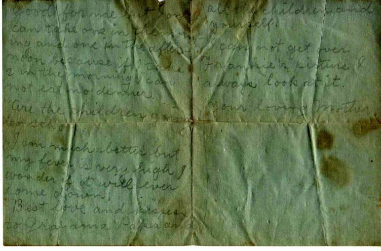 Second and third pages of Louisa's sixth letter