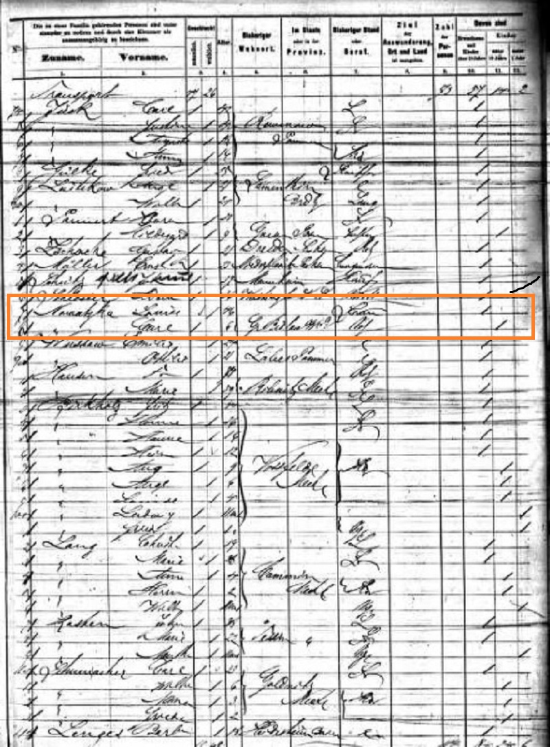 Louise Pubanz Nowasky Immigration