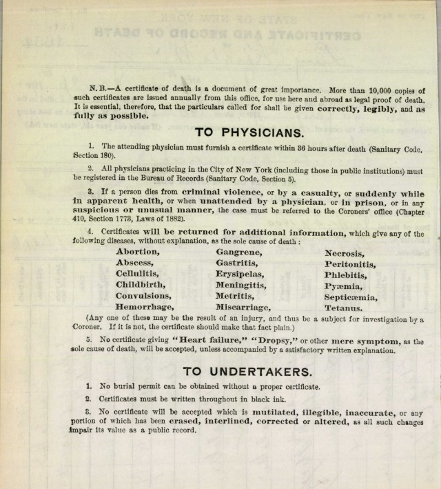 Lucy Kazalski Death Certificate