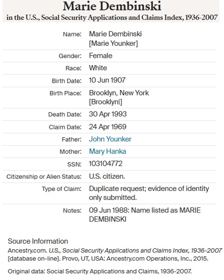 Marie Younker Dembinski SSACI