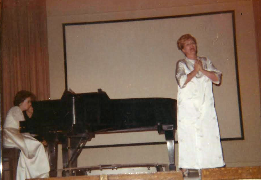 Marie (Crowell) Guarino Singing