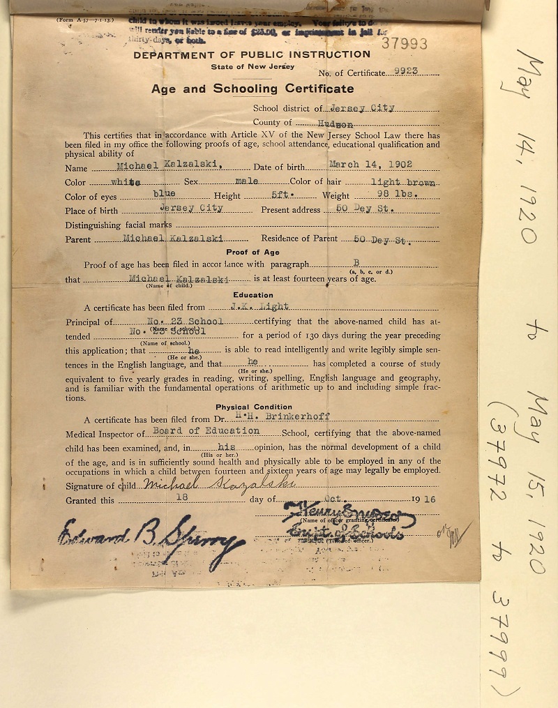 Michael Kazalski Passport Application