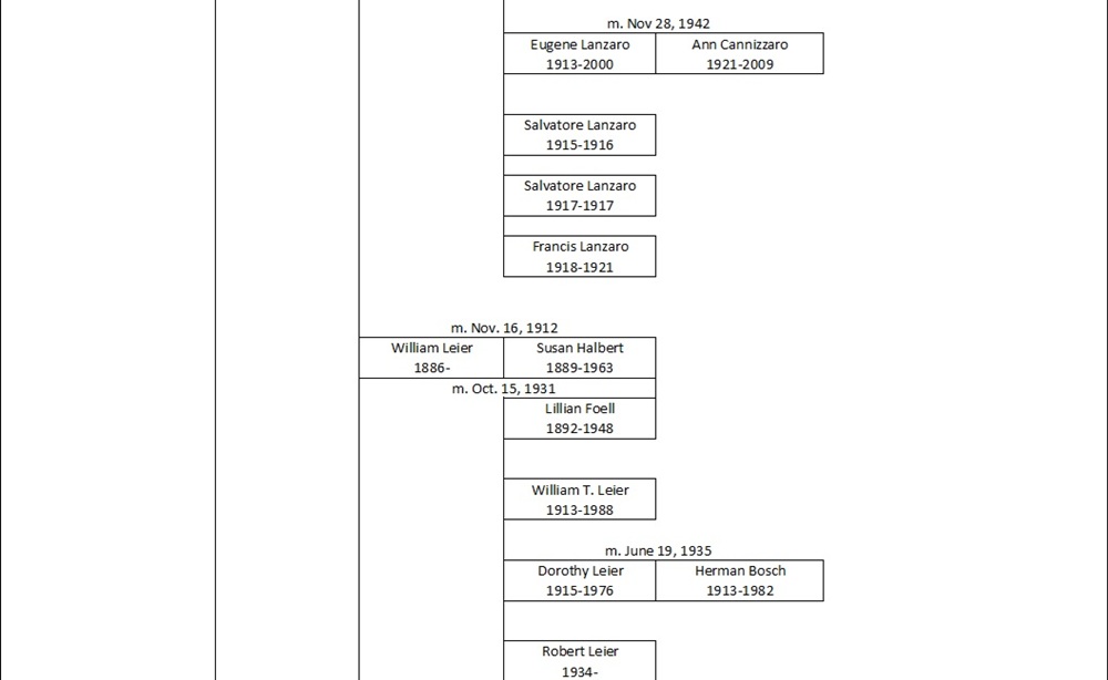 Nowasky Ancestral Chart 2