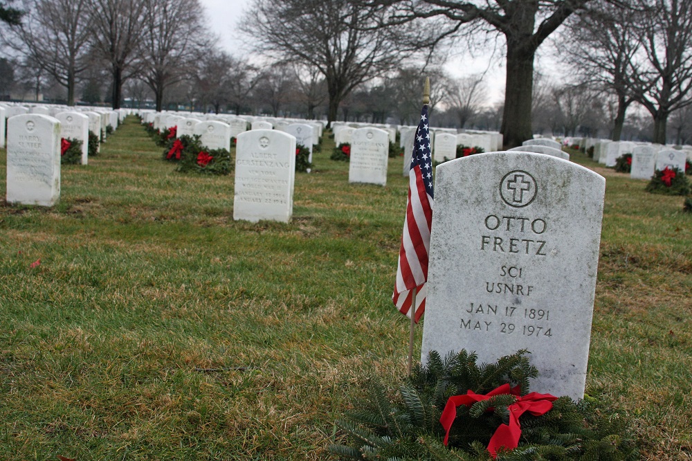 Otto Fretz Grave Headstone