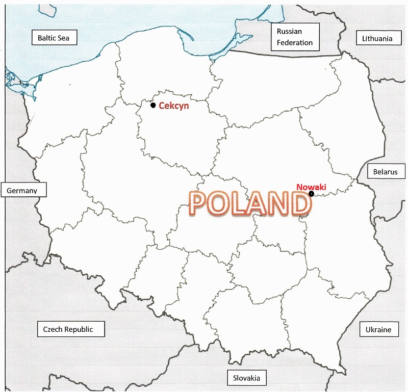 Map of Poland